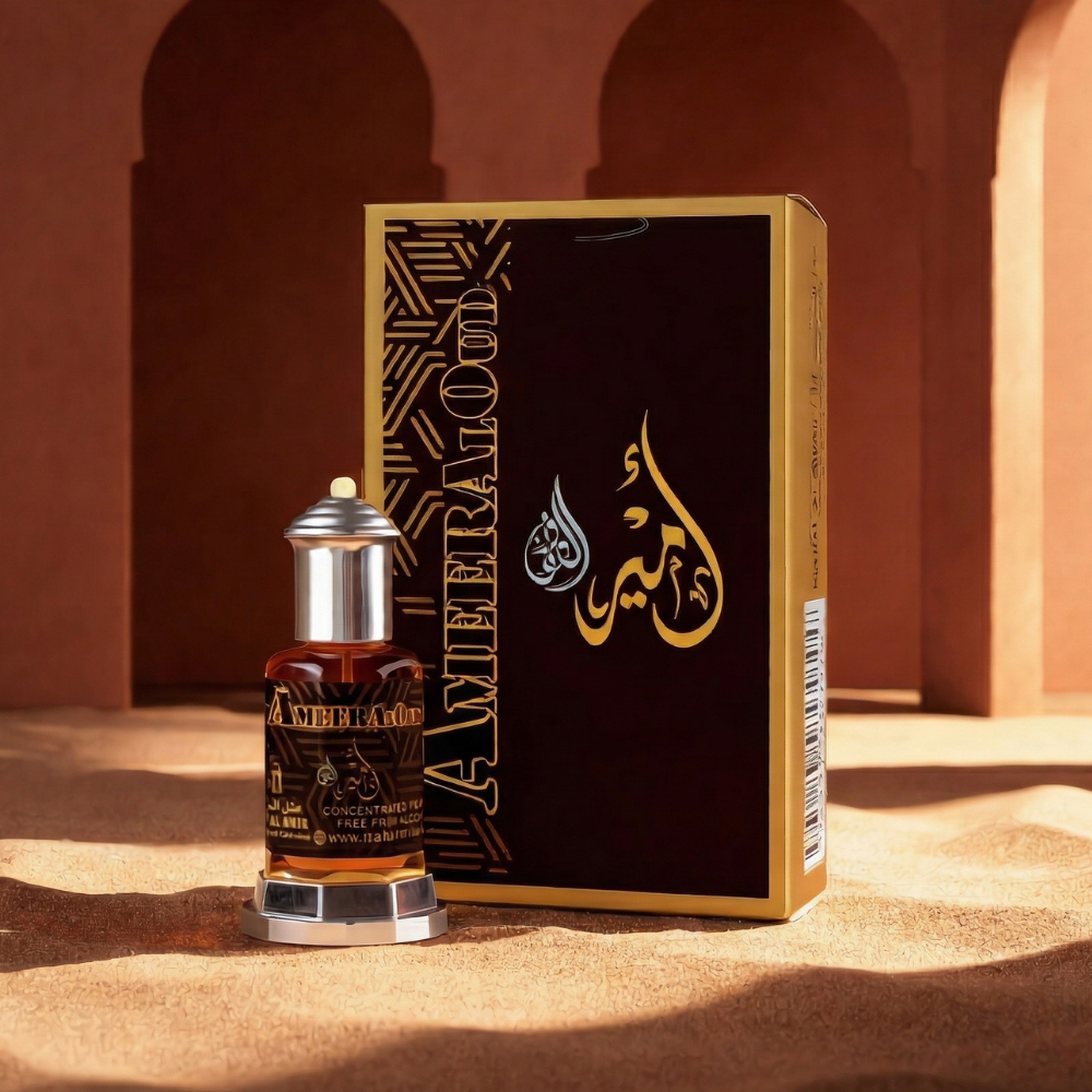 Ameer Al Oudh attar oil for men with luxury packaging in Pakistan