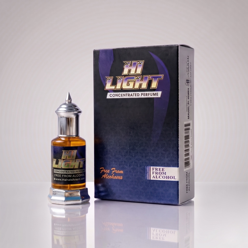 Hi Light Affordable Attar Oil bottle and premium box for men in Pakistan
